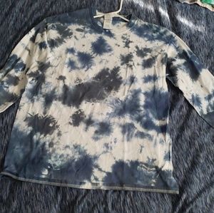 tie dye long sleeve shirt